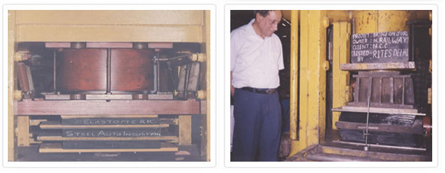Elastomeric bearing for bridge construction